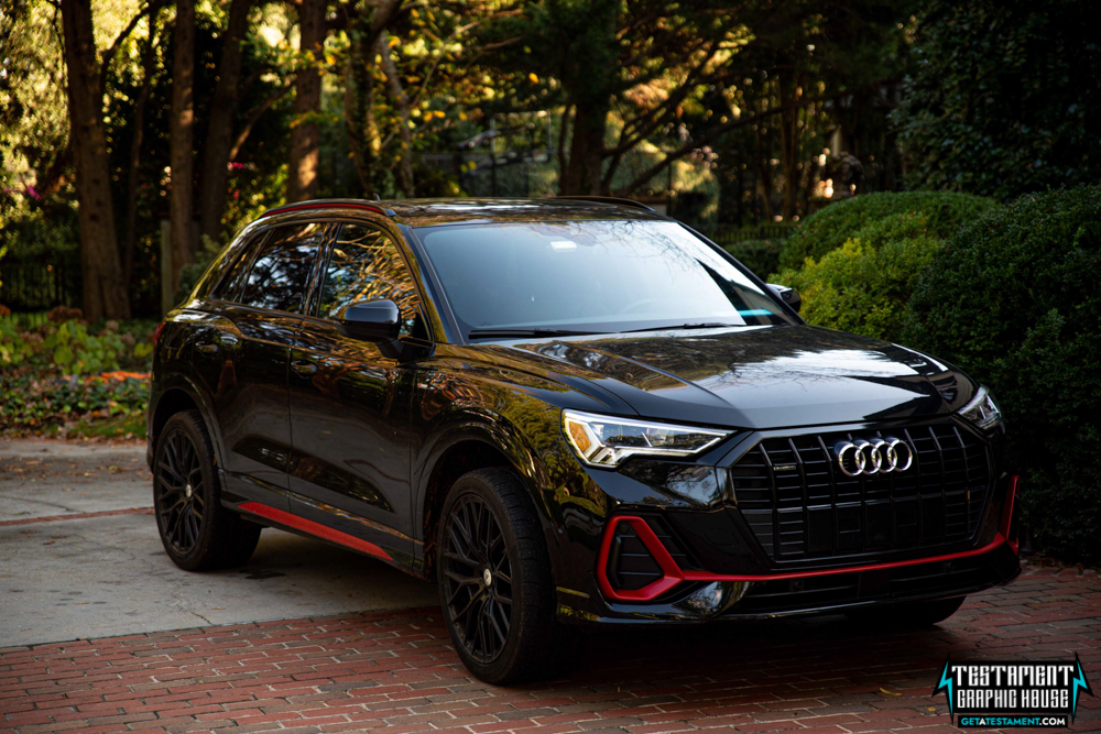 2020 Audi Q3 Custom Graphics and Chrome Delete