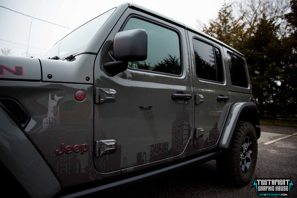 Custom Graphics on a 2020 Jeep Rubicon, Denver NC