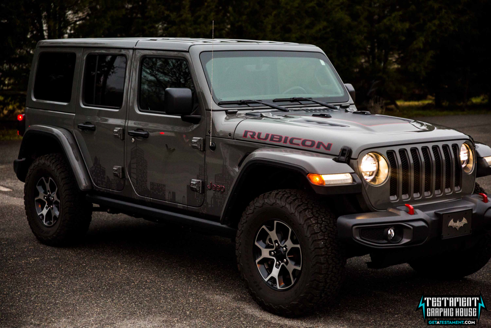 2020 Jeep Rubicon Batman Custom Graphics Denver, NC