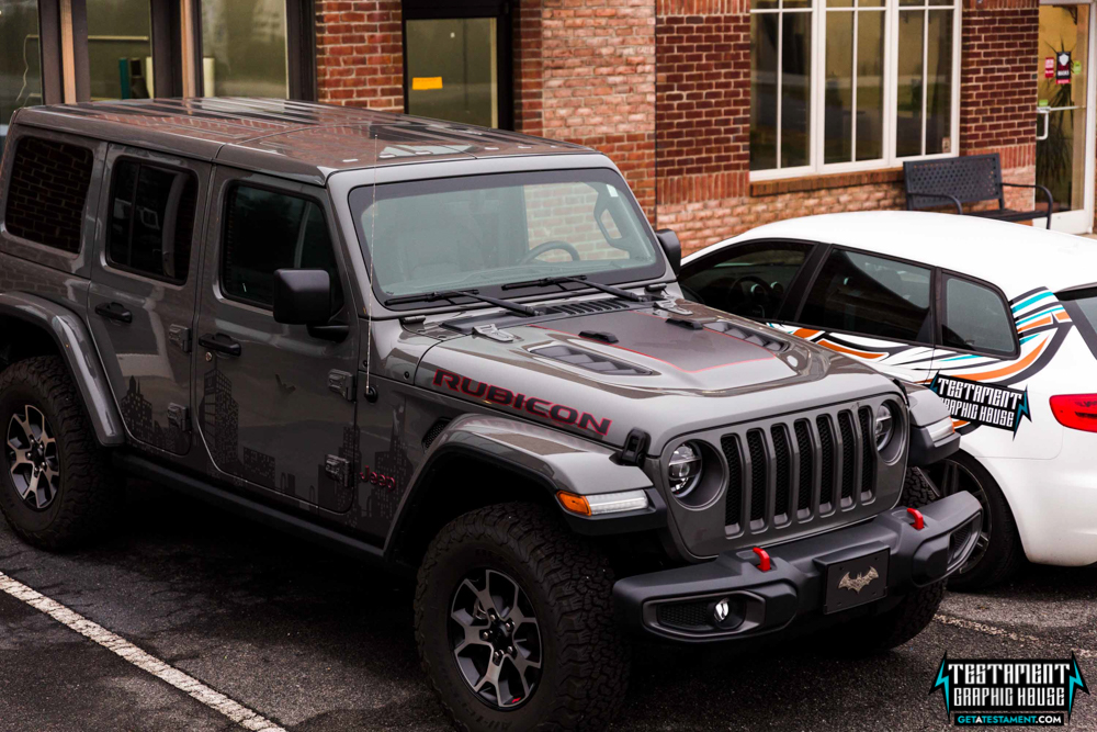 2020 Jeep Rubicon Batman Custom Graphics Denver, NC