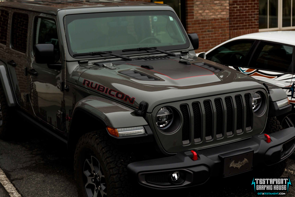 2020 Jeep Rubicon Batman Custom Graphics Denver, NC