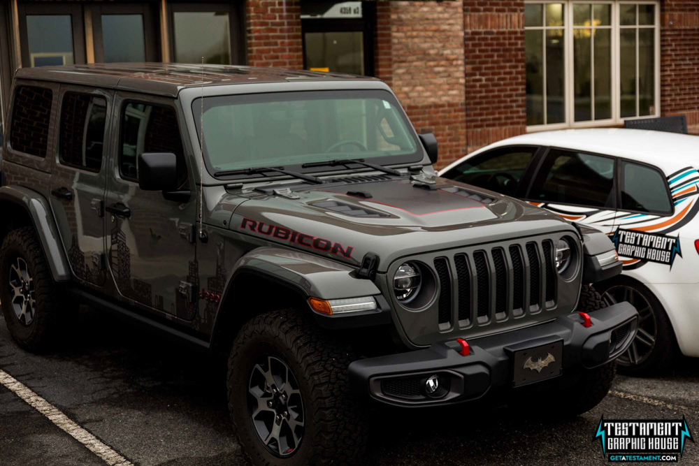 2020 Jeep Rubicon Batman Custom Graphics Denver, NC