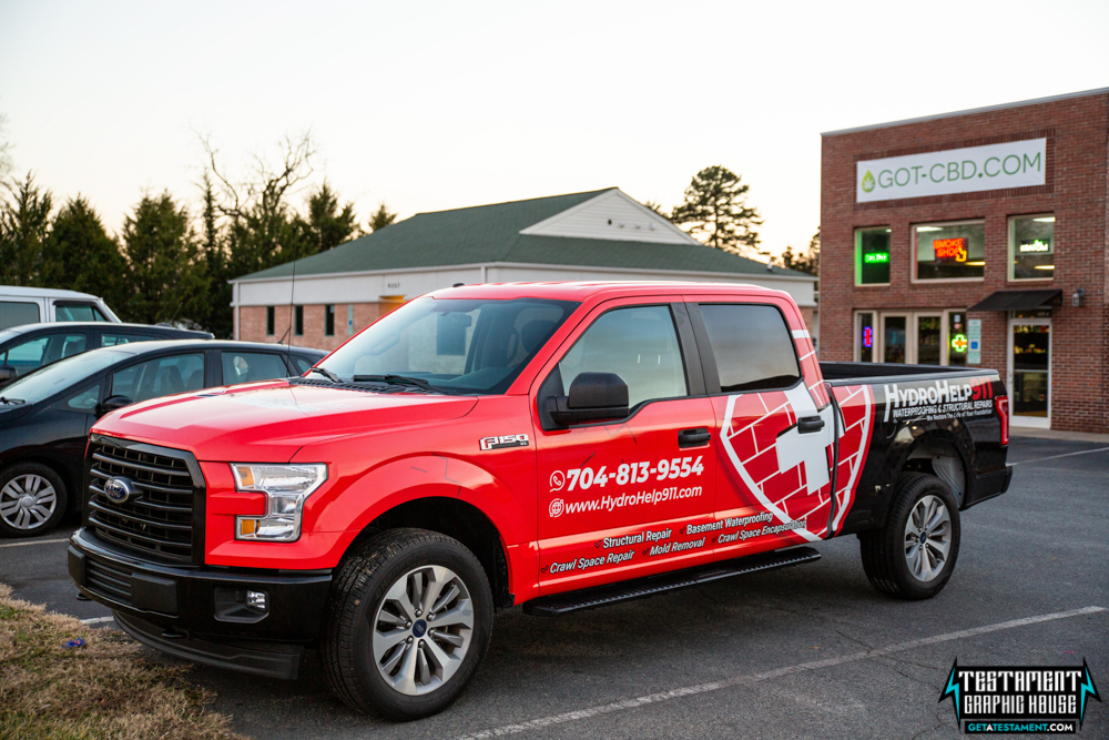 2020 F-150 Full Commercial Wrap - Testament Graphic House Denver NC